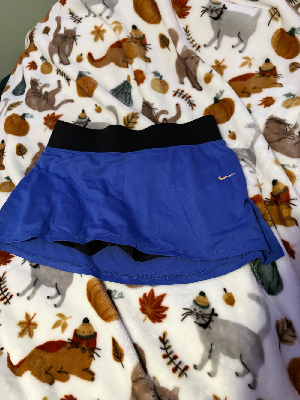 Nike Woman’s Royal Blue Skort with Black Waistband